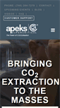 Mobile Screenshot of apekssupercritical.com